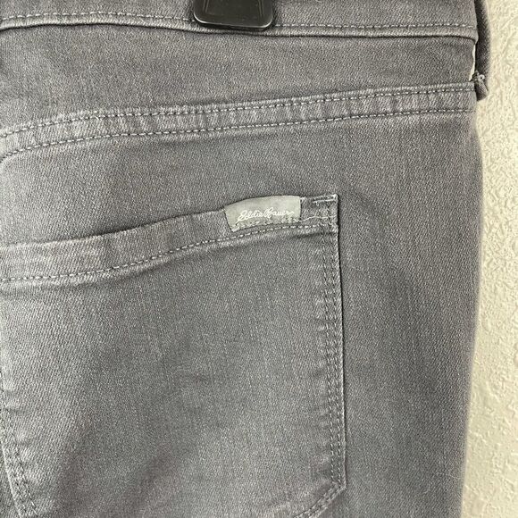 Eddie Bauer Gray Stretch Slim Cropped Jeans EUC - Picture 10 of 10